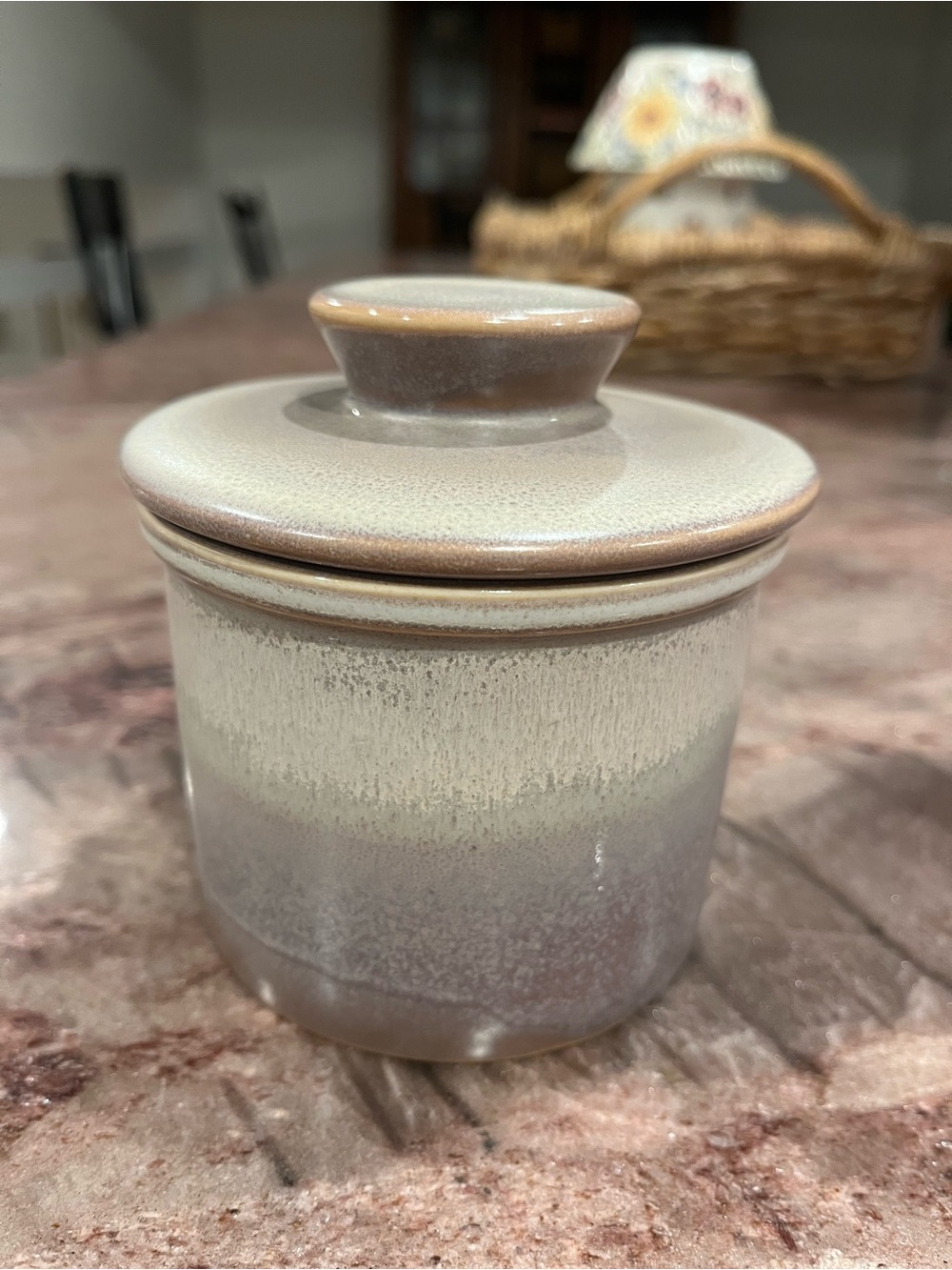 Xela Ceramic Butter Bell Crock